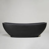 Cathedral Cove Stone Bath Black