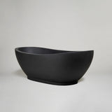 Cathedral Cove Stone Bath Black